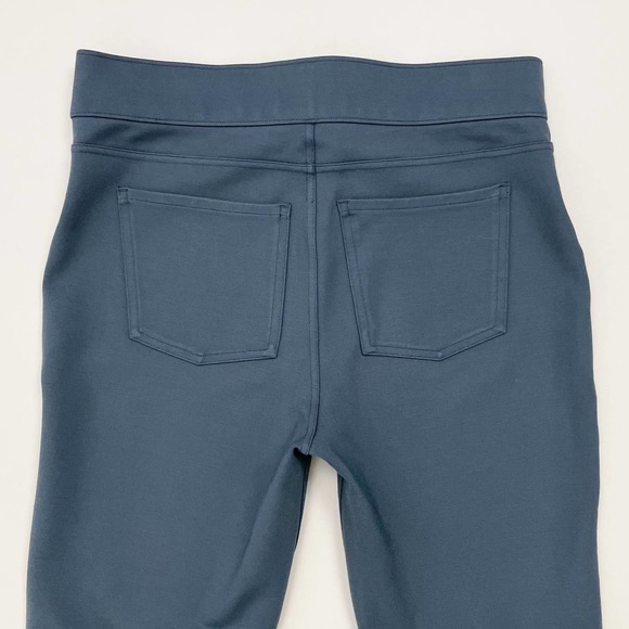 Spanx Stretch Back Pocket Slim Skinny Grey Ankle Pants - Picture 3 of 6